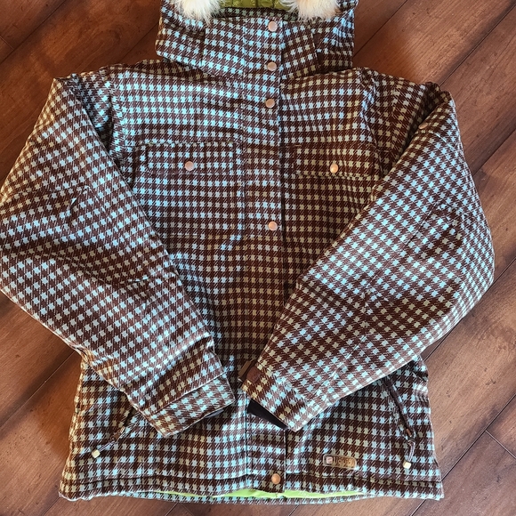 Liquid Freerider Snowboard Ski Boardwear Jacket L w/hood - Picture 3 of 13